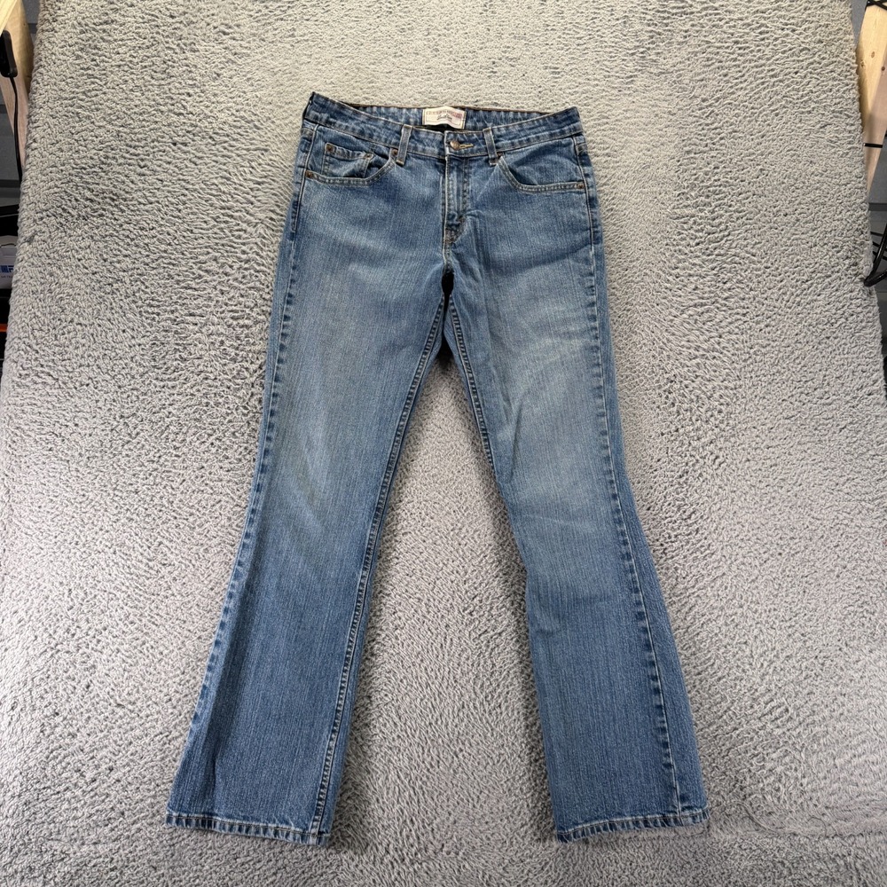 Signature by Levi's Jeans Women's 8 Blue Cotton Denim Bootcut Faded Stretch